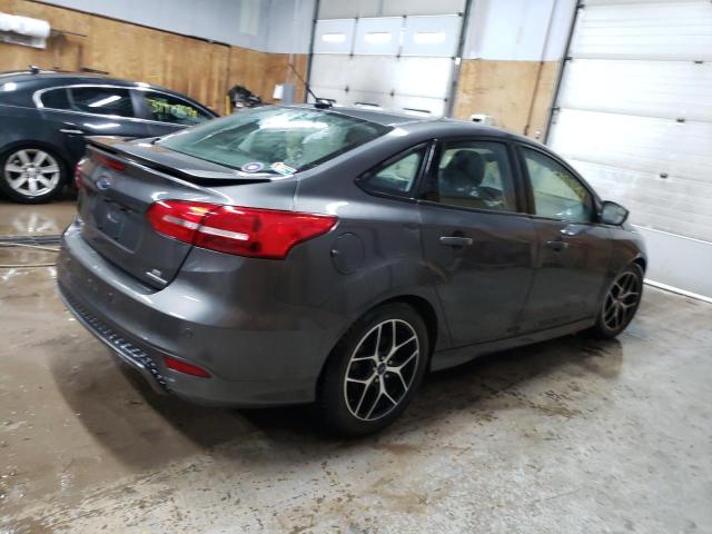 1FADP3F21FL218436 - 2015 FORD FOCUS SE GRAY photo 3