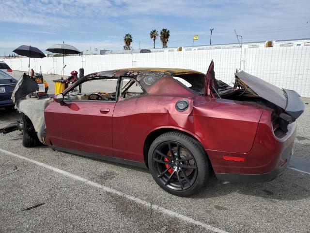 2C3CDZFJ5MH670588 - 2021 DODGE CHALLENGER R/T SCAT PACK BURGUNDY photo 2