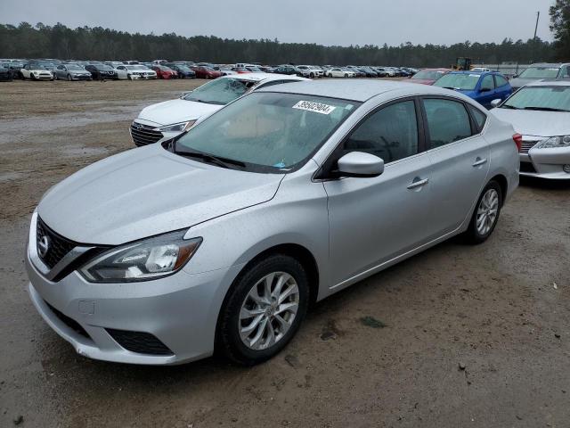 3N1AB7AP1KL625065 - 2019 NISSAN SENTRA S SILVER photo 1