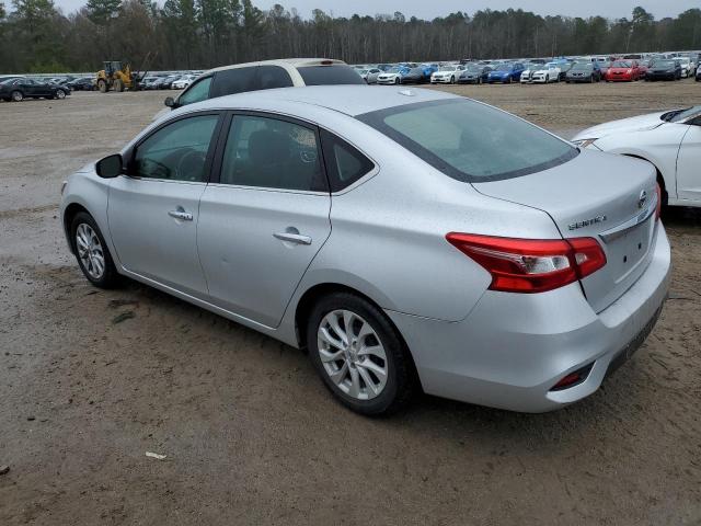 3N1AB7AP1KL625065 - 2019 NISSAN SENTRA S SILVER photo 2