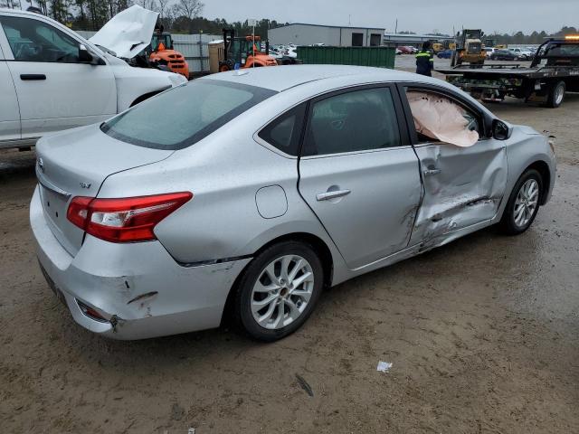 3N1AB7AP1KL625065 - 2019 NISSAN SENTRA S SILVER photo 3