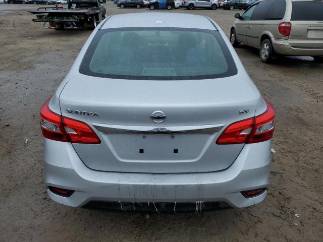 3N1AB7AP1KL625065 - 2019 NISSAN SENTRA S SILVER photo 6