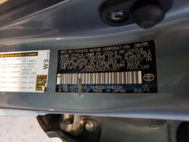 JTDKB20U453101257 - 2005 TOYOTA PRIUS GRAY photo 13