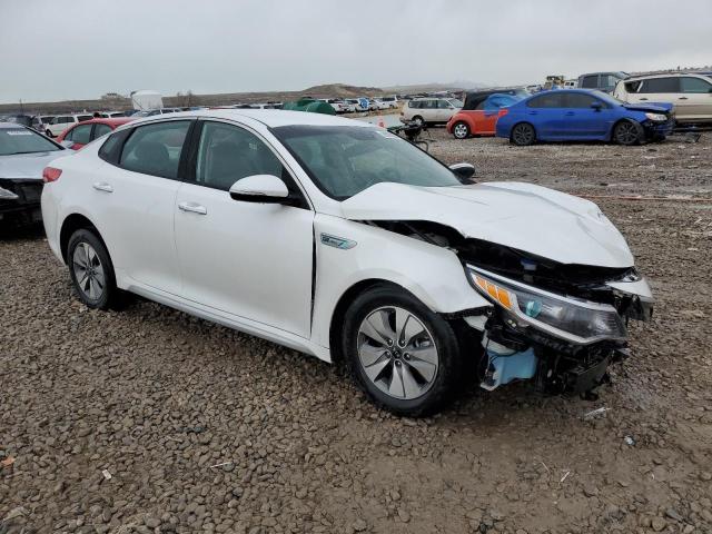 KNAGT4LC3H5007183 - 2017 KIA OPTIMA HYBRID WHITE photo 4