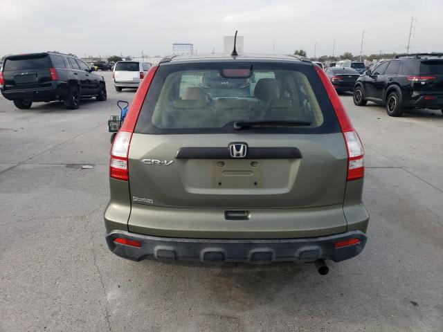 JHLRE38357C027005 - 2007 HONDA CR-V LX GREEN photo 6