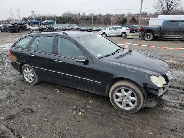 WDBRH61JX3F309730 - 2003 MERCEDES-BENZ C 240 SPORTWAGON BLACK photo 4