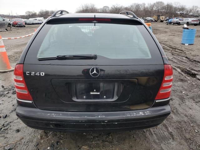 WDBRH61JX3F309730 - 2003 MERCEDES-BENZ C 240 SPORTWAGON BLACK photo 6