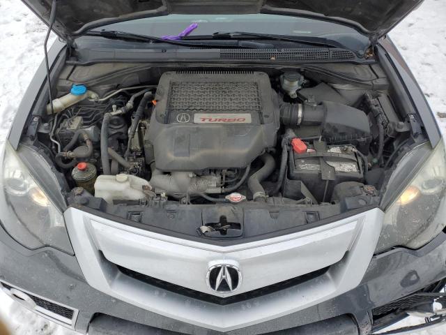 5J8TB1H20BA000520 - 2011 ACURA RDX CHARCOAL photo 11