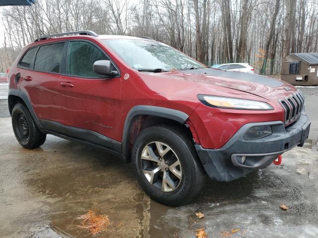 1C4PJMBB2EW159155 - 2014 JEEP CHEROKEE TRAILHAWK BURGUNDY photo 4