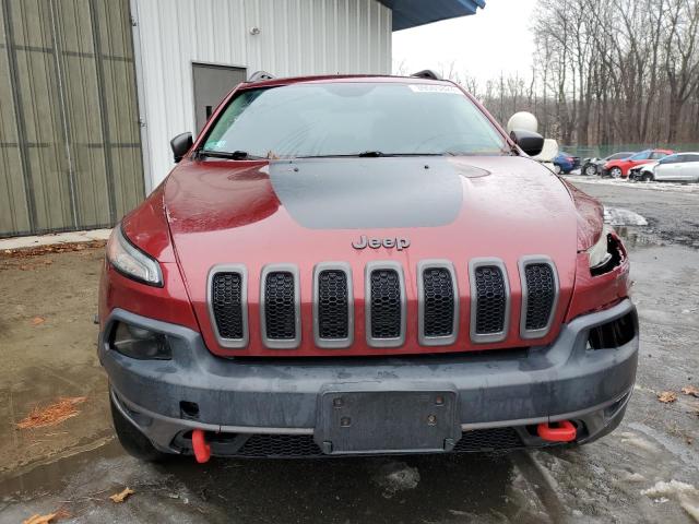 1C4PJMBB2EW159155 - 2014 JEEP CHEROKEE TRAILHAWK BURGUNDY photo 5