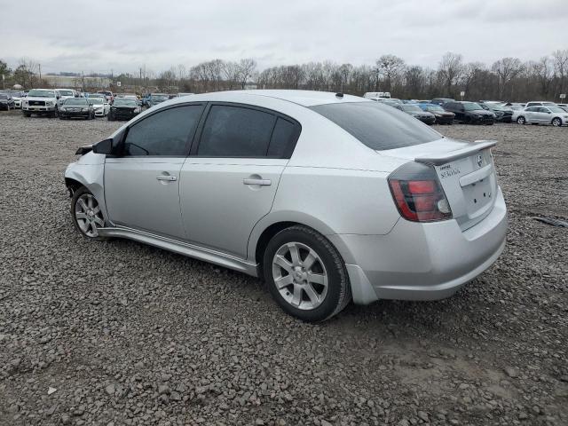 3N1AB6AP3CL743694 - 2012 NISSAN SENTRA 2.0 SILVER photo 2