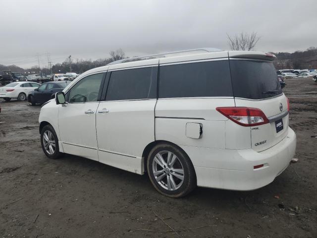 JN8AE2KP2D9067829 - 2013 NISSAN QUEST S WHITE photo 2