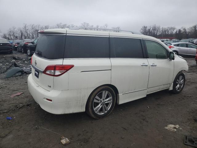 JN8AE2KP2D9067829 - 2013 NISSAN QUEST S WHITE photo 3