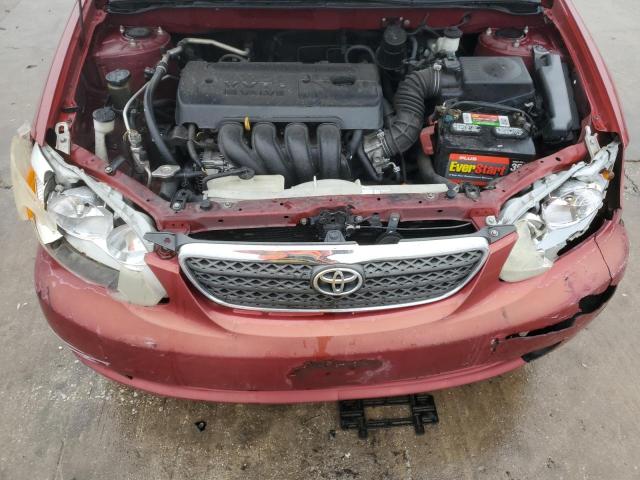 1NXBR32E37Z841785 - 2007 TOYOTA COROLLA CE RED photo 11