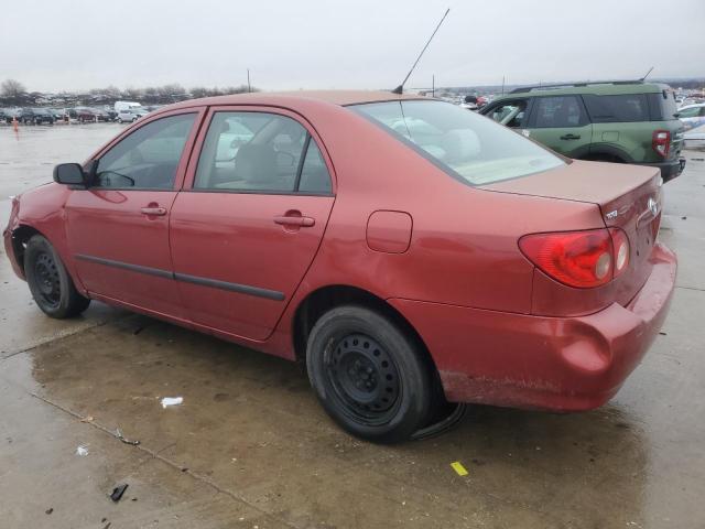 1NXBR32E37Z841785 - 2007 TOYOTA COROLLA CE RED photo 2