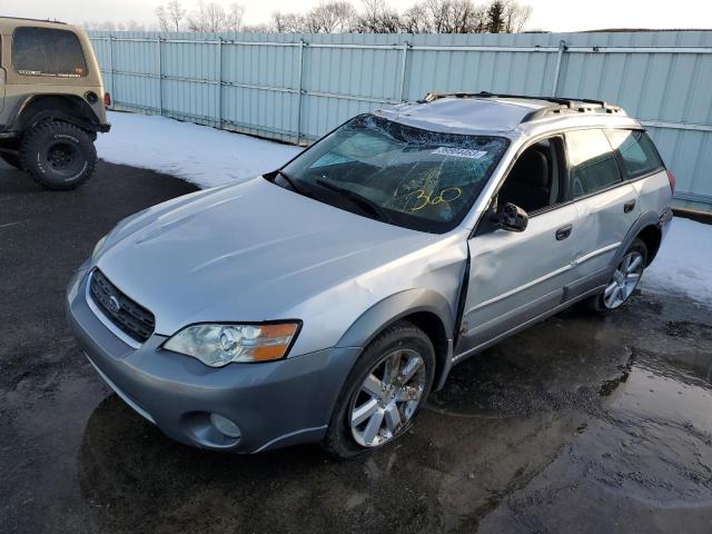 4S4BP61C467349271 - 2006 SUBARU LEGACY OUTBACK 2.5I SILVER photo 1