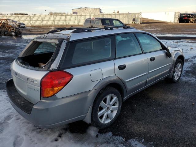 4S4BP61C467349271 - 2006 SUBARU LEGACY OUTBACK 2.5I SILVER photo 3