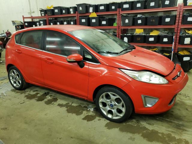 3FADP4FJ7CM183859 - 2012 FORD FIESTA SES RED photo 4