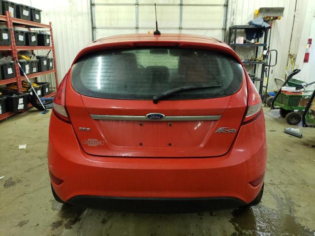 3FADP4FJ7CM183859 - 2012 FORD FIESTA SES RED photo 6