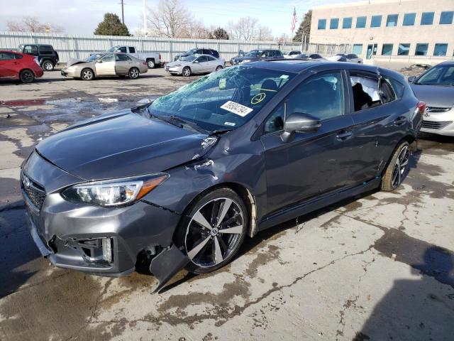 4S3GTAM63J3722900 - 2018 SUBARU IMPREZA SPORT GRAY photo 1