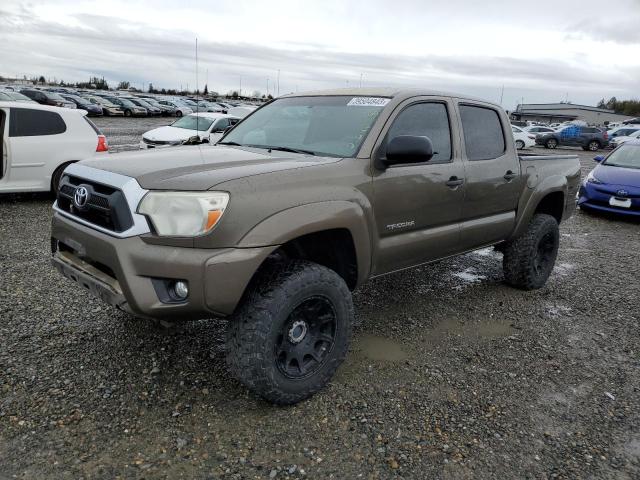 3TMLU4EN6DM106730 - 2013 TOYOTA TACOMA DOUBLE CAB GRAY photo 1