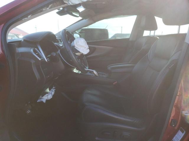 5N1AZ2CJ6LN132516 - 2020 NISSAN MURANO SL RED photo 7