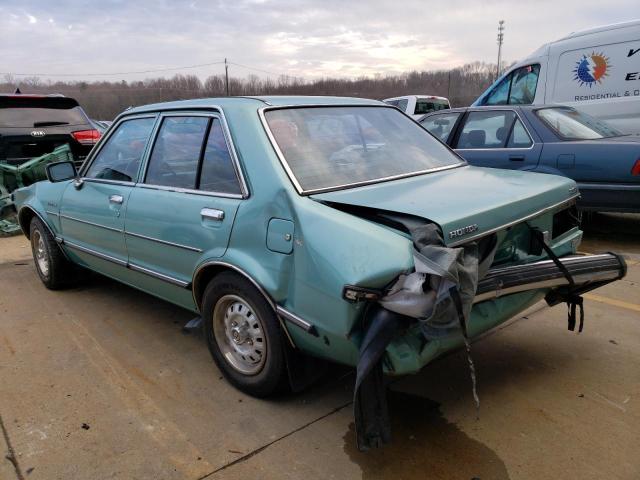 SMK2070429 - 1980 HONDA ACCORD TURQUOISE photo 2