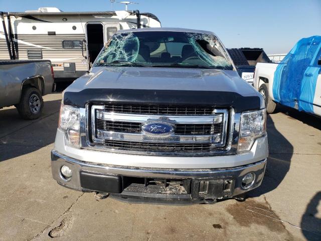 1FTFW1ET5EKD85679 - 2014 FORD F150 SUPERCREW SILVER photo 5