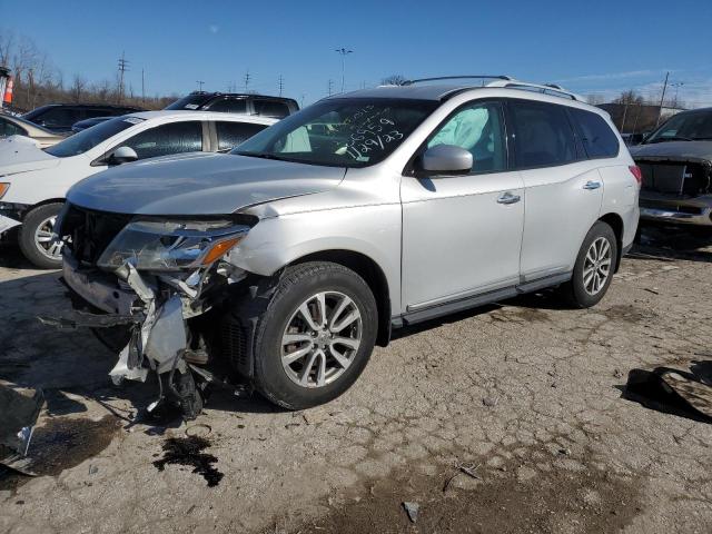 5N1AR2MM4FC632411 - 2015 NISSAN PATHFINDER S SILVER photo 1