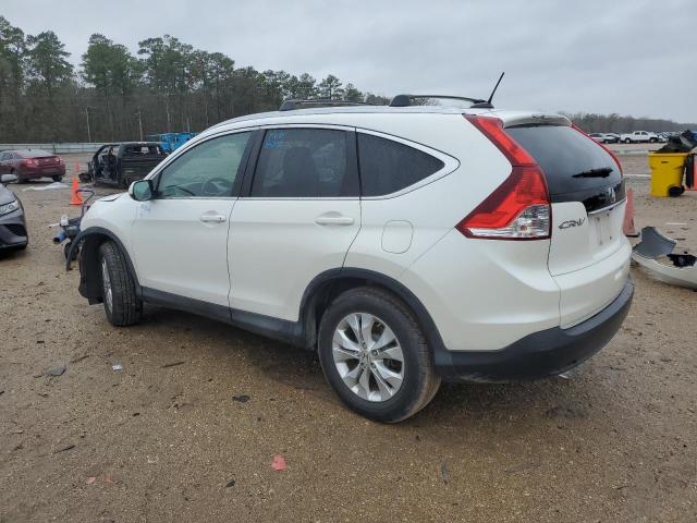 5J6RM4H79DL034442 - 2013 HONDA CR-V EXL WHITE photo 2