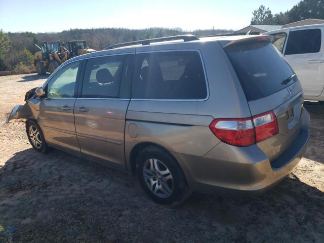 5FNRL38705B034692 - 2005 HONDA ODYSSEY EXL GOLD photo 2