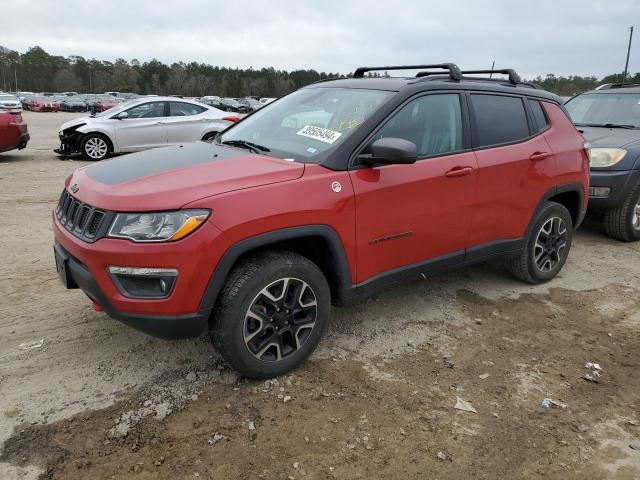 3C4NJDDB2KT786346 - 2019 JEEP COMPASS TRAILHAWK RED photo 1