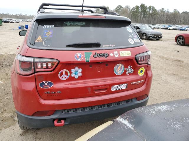 3C4NJDDB2KT786346 - 2019 JEEP COMPASS TRAILHAWK RED photo 6