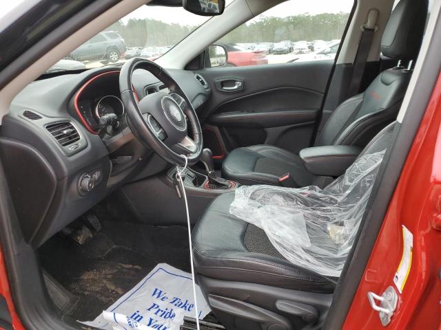 3C4NJDDB2KT786346 - 2019 JEEP COMPASS TRAILHAWK RED photo 7