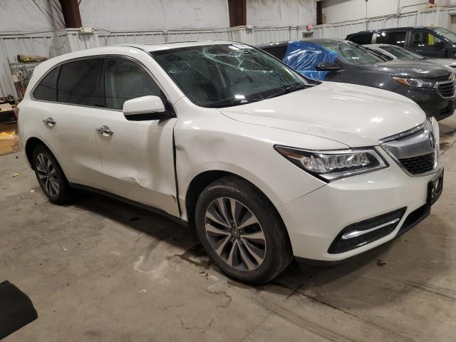 5FRYD4H48GB009058 - 2016 ACURA MDX TECHNOLOGY WHITE photo 4