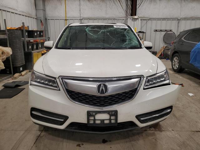 5FRYD4H48GB009058 - 2016 ACURA MDX TECHNOLOGY WHITE photo 5