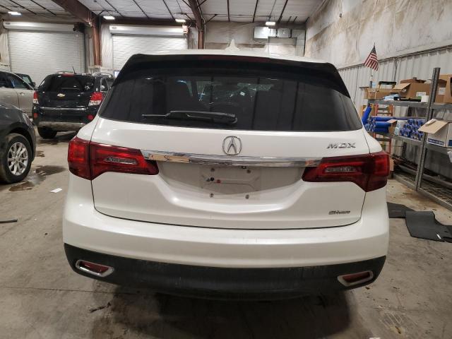 5FRYD4H48GB009058 - 2016 ACURA MDX TECHNOLOGY WHITE photo 6