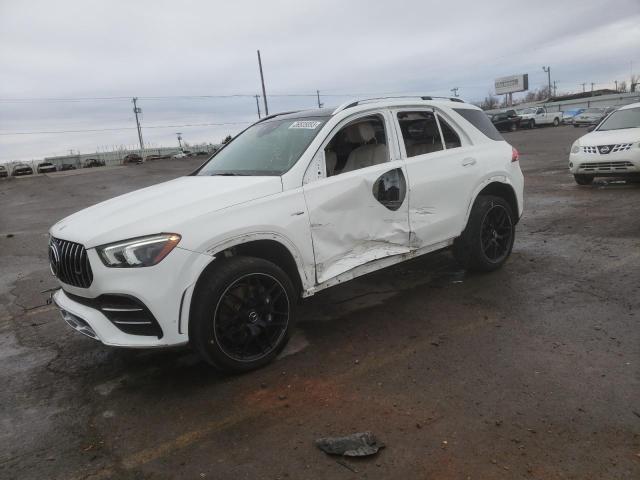 4JGFB6BB4MA396984 - 2021 MERCEDES-BENZ GLE AMG 53 4MATIC WHITE photo 1