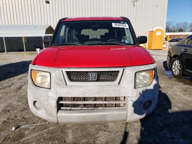 5J6YH18316L012966 - 2006 HONDA ELEMENT LX RED photo 5