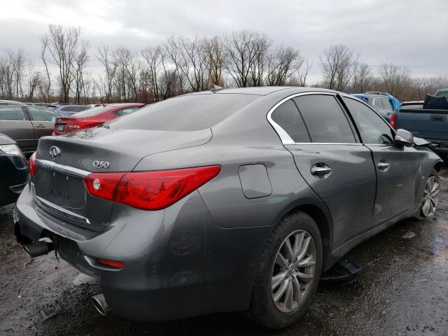 JN1BV7AR5FM391182 - 2015 INFINITI Q50 BASE GRAY photo 3