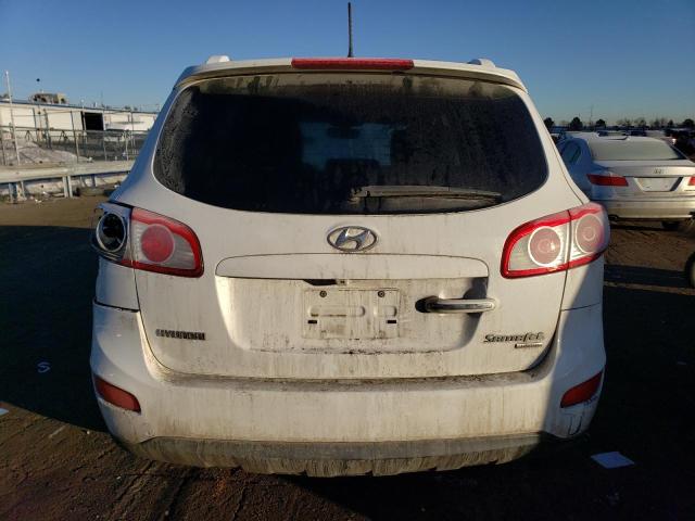 5NMSK4AG5AH341482 - 2010 HYUNDAI SANTA FE LIMITED WHITE photo 6