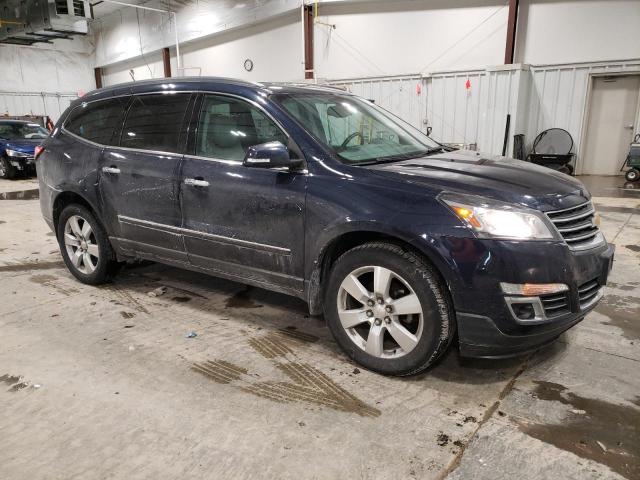 1GNKVJKD5FJ180683 - 2015 CHEVROLET TRAVERSE LTZ BLUE photo 4