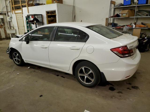 2HGFB2F76FH544965 - 2015 HONDA CIVIC SE WHITE photo 2