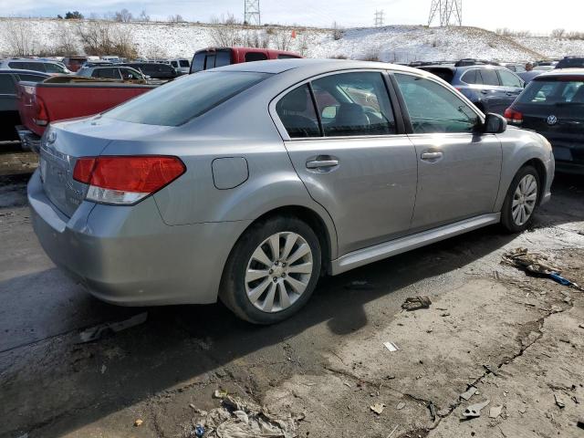 4S3BMBK62A3241200 - 2010 SUBARU LEGACY 2.5I LIMITED SILVER photo 3