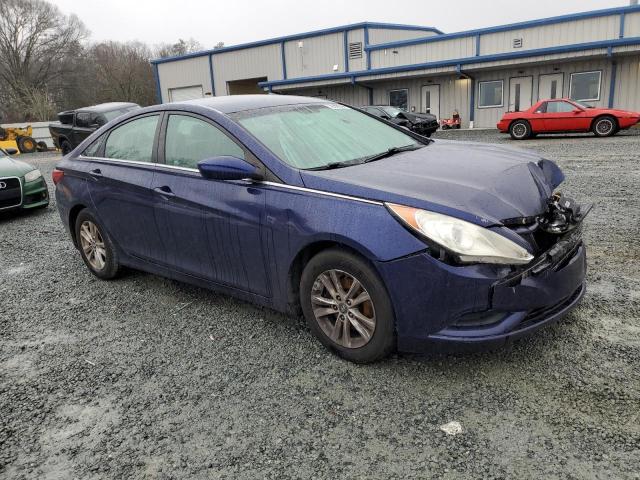 5NPEB4AC4CH310434 - 2012 HYUNDAI SONATA GLS BLUE photo 4