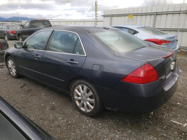 1HGCM665X7A000231 - 2007 HONDA ACCORD EX GRAY photo 2