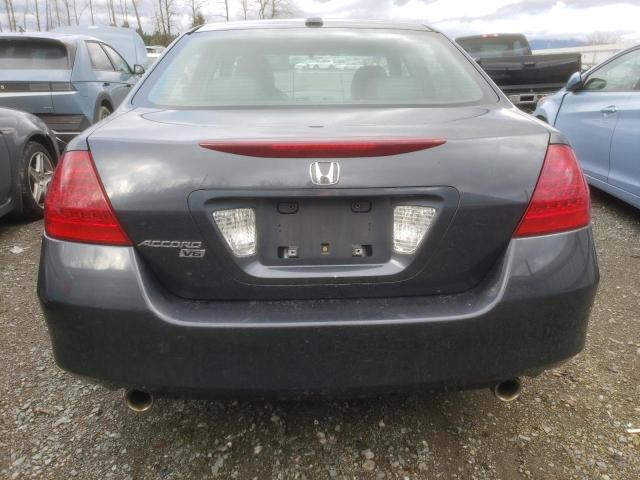 1HGCM665X7A000231 - 2007 HONDA ACCORD EX GRAY photo 6