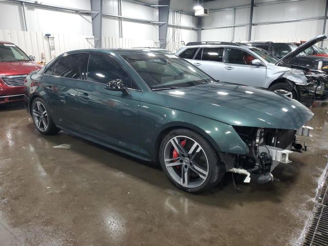 WAUC4AF46JA001339 - 2018 AUDI S4 PRESTIGE GREEN photo 4