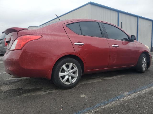 3N1CN7AP5DL885147 - 2013 NISSAN VERSA S RED photo 3