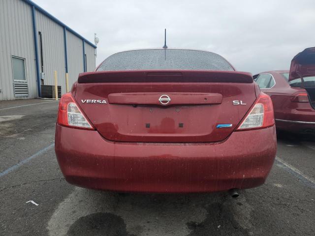 3N1CN7AP5DL885147 - 2013 NISSAN VERSA S RED photo 6